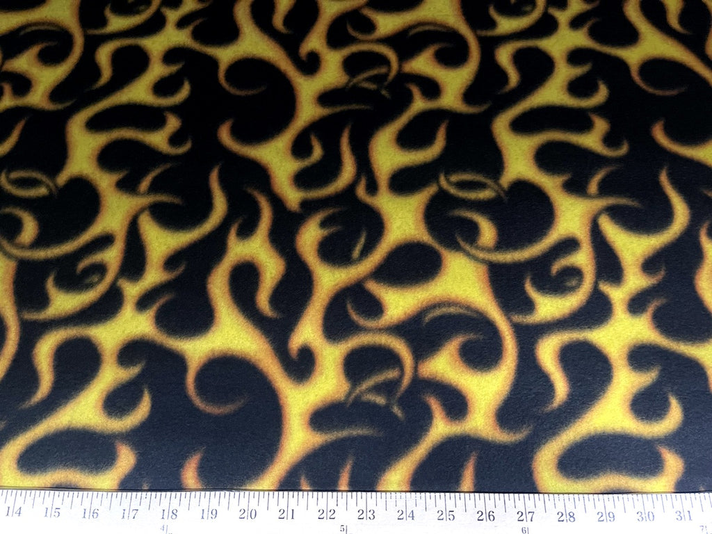 Black Flames Fleece