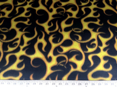 Black Flames Fleece