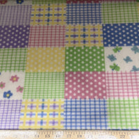 Butterfly Floral Patchwork Fleece NF-3