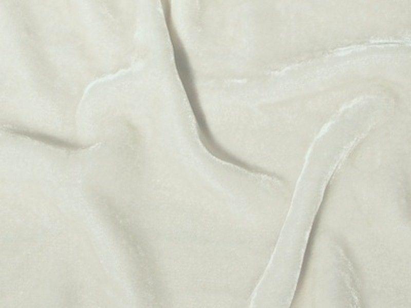 Plush Silk Velvet 54" Wide OFF WHITE