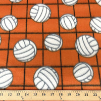 Volleyball Orange Fleece 18