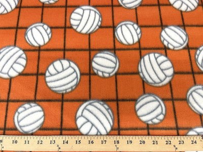 Volleyball Orange Fleece 18