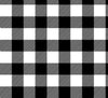 Premium Anti-Pill Buffalo Plaid Black Grey White Fleece 710