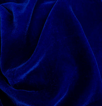 Plush Silk Velvet 54" Wide Royal Blue