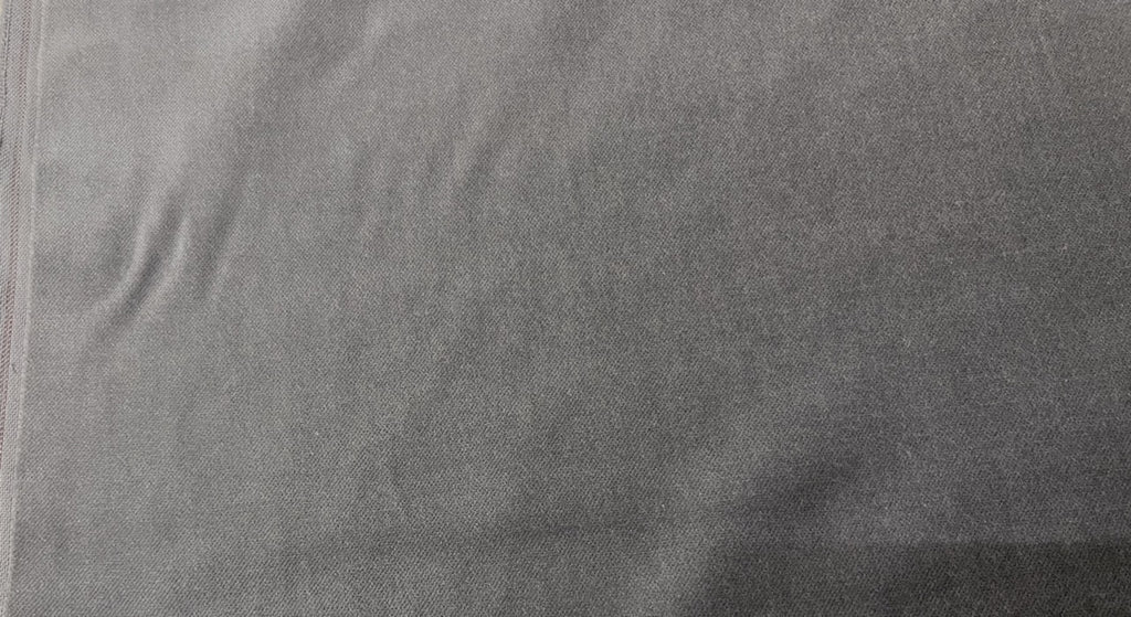 100% Cotton Med Weight Velvet SILVER GRAY