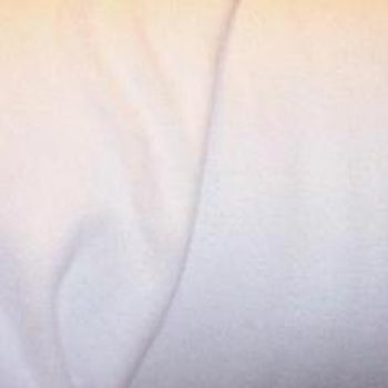 White Solid Fleece