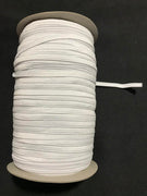 190 Yard Spool White 1/4" WOVEN ELASTIC