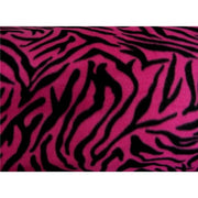 Zebra Fuchsia Fleece 122