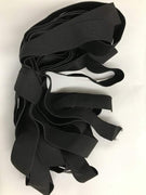 1 Yard Black 1" Elastic