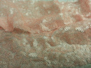 Embroidered Glitz Sequins DULL BLUSH PINK