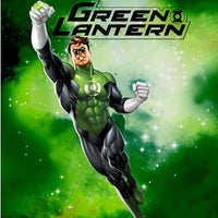 Anti-Pill Green Lantern In Space Fleece Panel 238