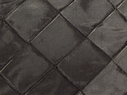 Taffeta Diamond Pintuck BLACK 2"