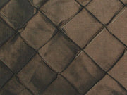 Taffeta Diamond Pintuck BROWN 2"