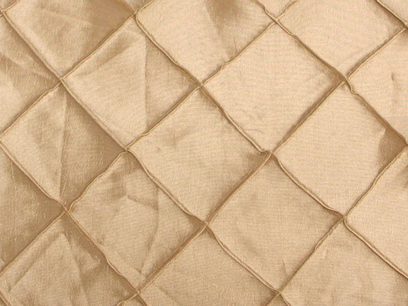 Diamond Quilted Fabric Champagne