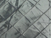 Taffeta Diamond Pintuck CHARCOAL 2"
