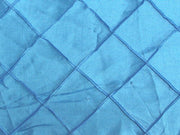 Taffeta Diamond Pintuck TURQUOISE 2"