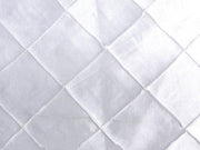 Taffeta Diamond Pintuck WHITE 2"
