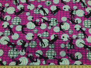 Anti-Pill Hot Pink Volleyball Play Fleece 302