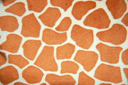 Giraffe Minky Cuddle Fur RUST CREAM