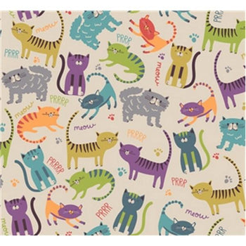 Premium Anti-Pill Meow Club Fleece 451