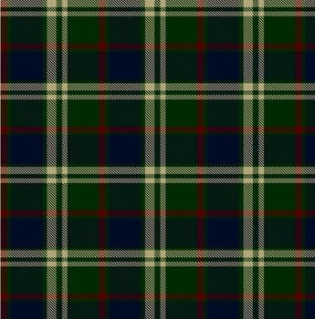 Anti-Pill London Plaid Navy Fleece 483
