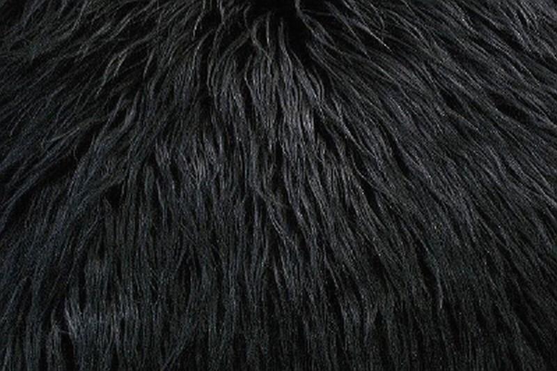 Mongolian Fur BLACK