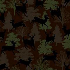 Premium Anti-Pill Into The Woods Fleece 494