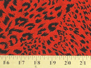 Flocking Foil Spandex RED CAT