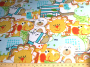 Premium Anti-Pill Cartoon Zoo Animals Fleece 552