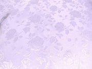Floral Satin Brocade Lavender