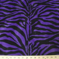 Velboa Large Purple Black Zebra Prints