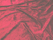 Crushed Panne Velour Velvet Cranberry Passes NFTA-701 and Small Scale 19 Flammability Tests