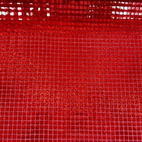 Hologram Square Sequins RED HS-9