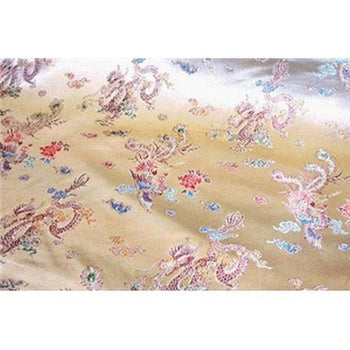 SWATCHES Chinese Satin Dragon/Phoenix Brocade