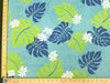 SWATCHES Blue/Turquoise Hawaiian Floral Prints