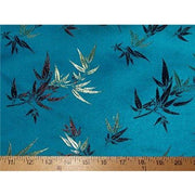 Chinese Bamboo Brocade Turquoise
