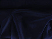 100% Cotton Med/Light Weight Velvet NAVY BLUE