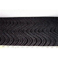 Upholstery Swirl Velvet Black