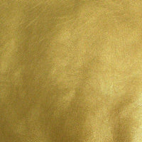 Upholstery Metallic Faux Leather Gold