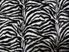 Velboa Small Black White Zebra Prints