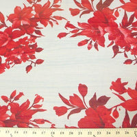 Printed Chiffon RED FLORAL