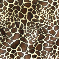 Giraffe Spots Velboa Fur