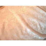 Crushed Panne Velour Velvet Ivory