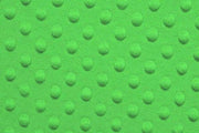 Minky Dimple Dot Fur LIME