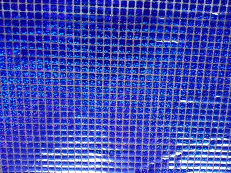 Hologram Square Sequins ROYAL BLUE HS-5