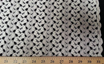 Crochet Stretch Lace IVORY SL-69