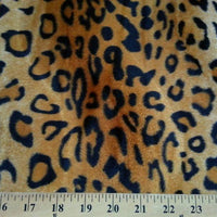 Velboa Animal Skins Fur Brown Leopard