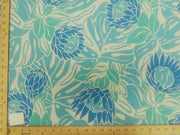 TURQUOISE FLORAL HP-105