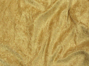 Crushed Panne Velour Velvet Gold Passes NFTA-701 and Small Scale 19 Flammability Tests