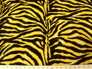 Velboa Large Yellow Black Zebra Prints